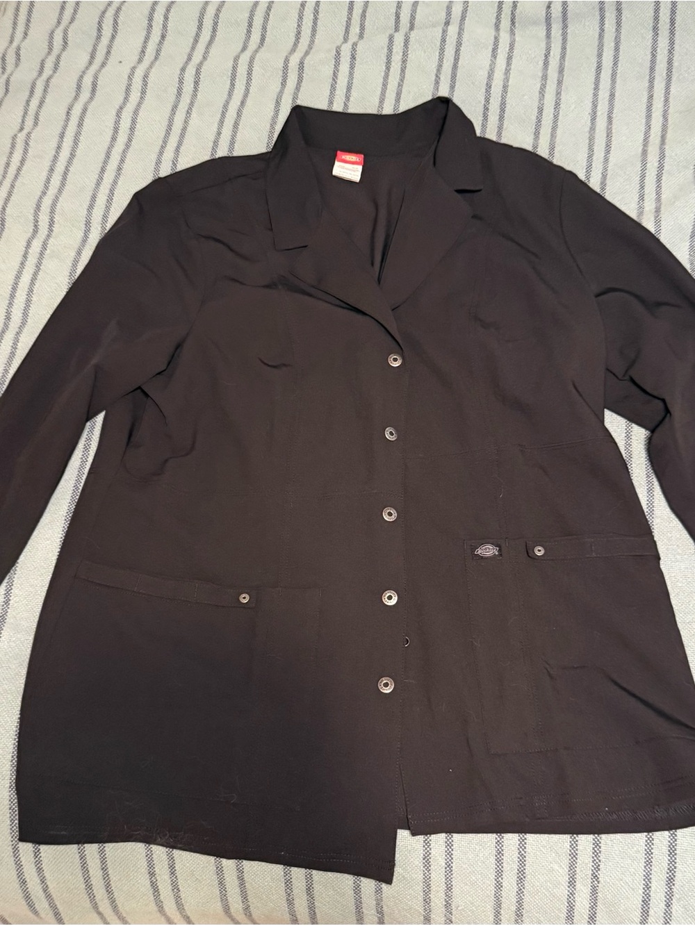 Dickies Women's Black Lab Coat